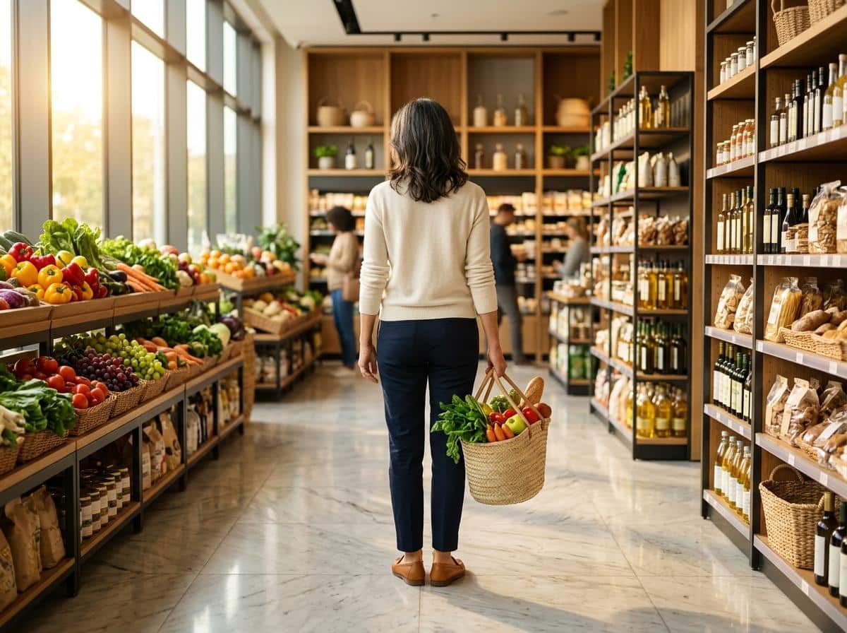 Quel est le budget moyen pour les courses en 2026 ?