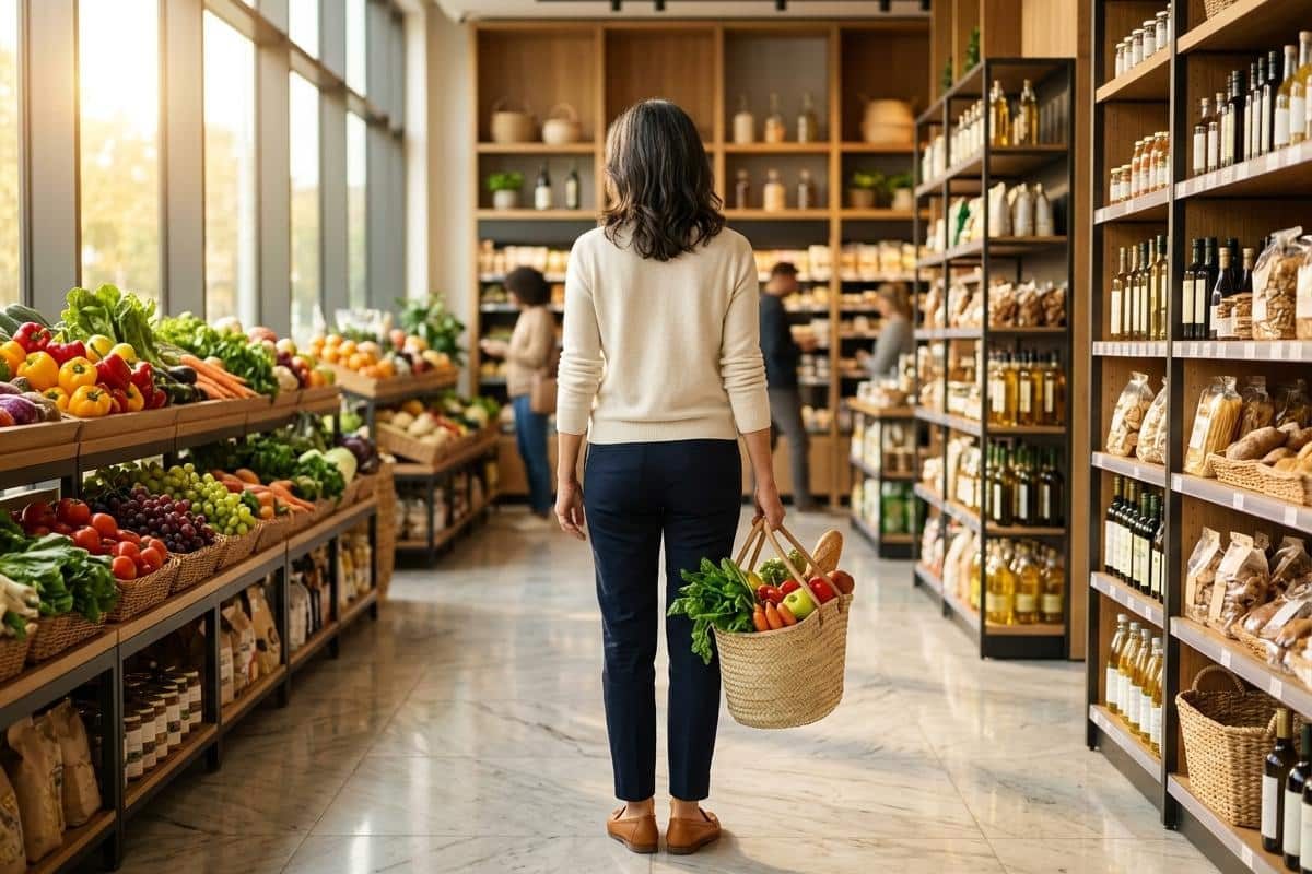 Quel est le budget moyen pour les courses en 2026 ?
